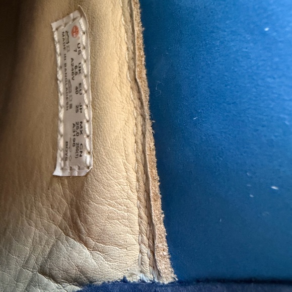 Timberland Knicks Blue and Orange Men's Boots size 7.5. - Picture 6 of 6